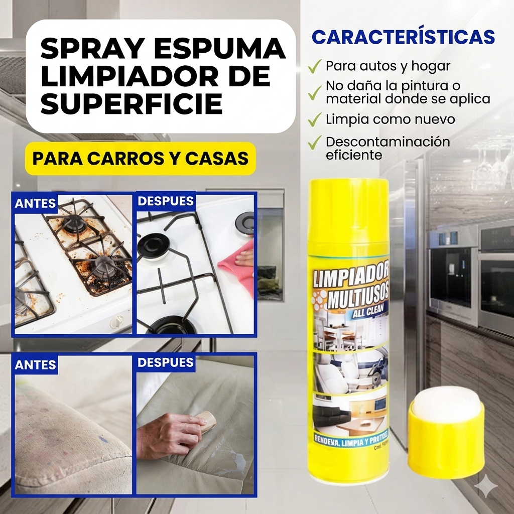🧽✨ ¡Limpieza TOTAL en segundos con un solo producto! 🚀