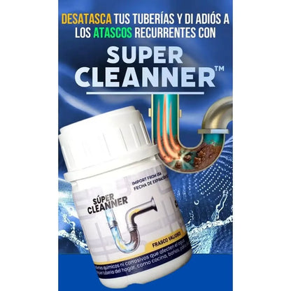 SUPER CLEANER® Destapa, limpia y elimina malos olores