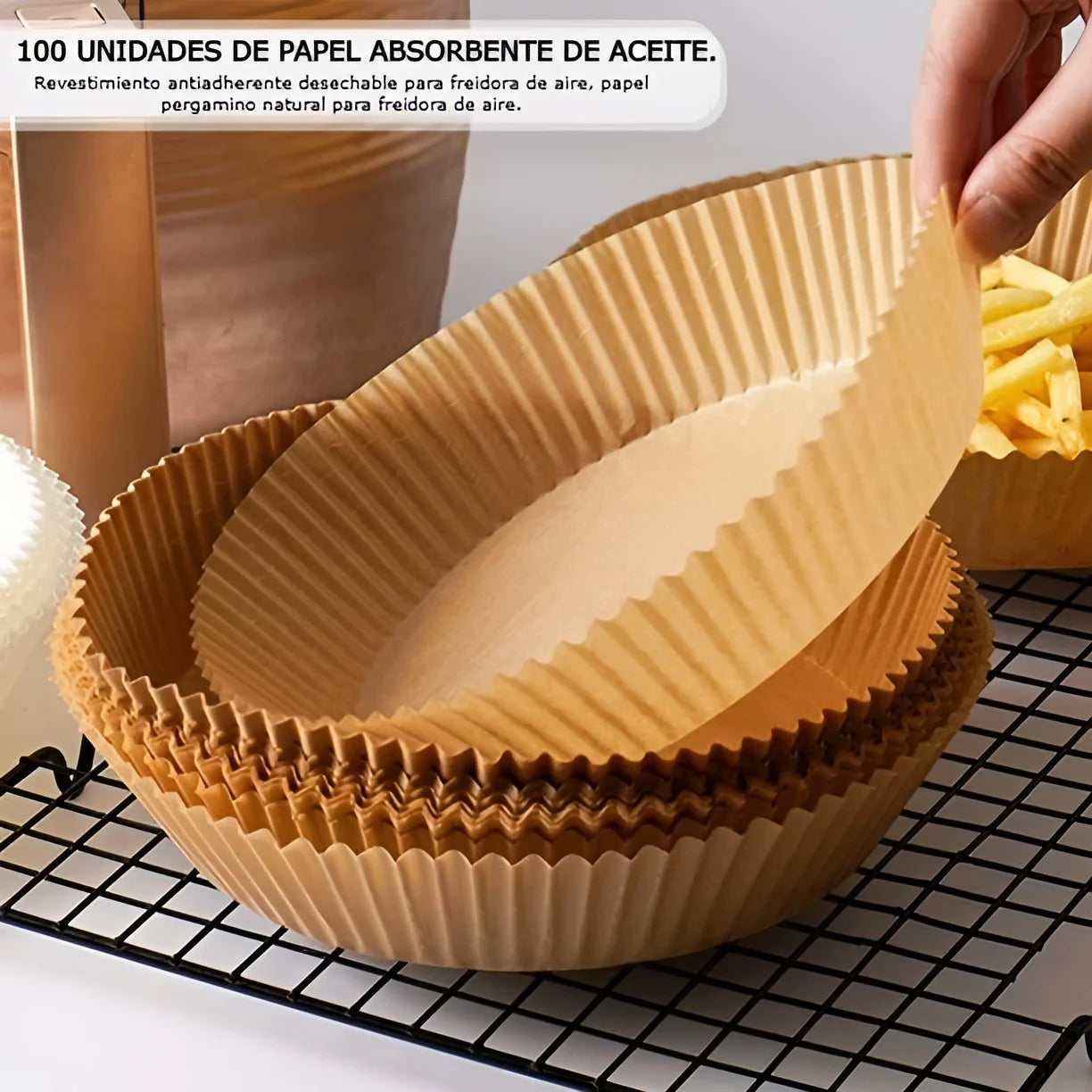 Bandejas Protectores para Air Fryer® Cocina Sin Complicaciones